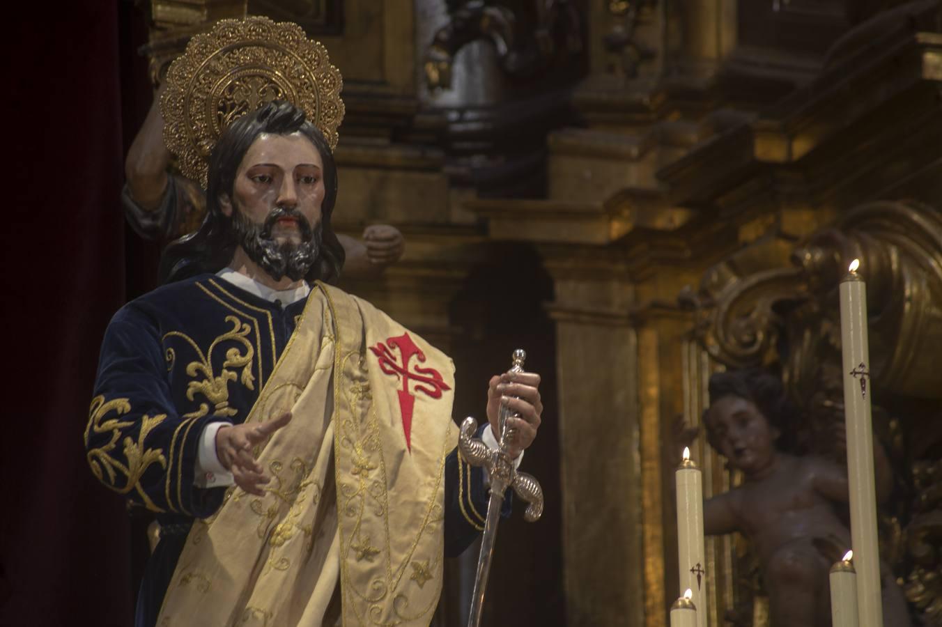 Altar de Santiago en la hermandad del Amor