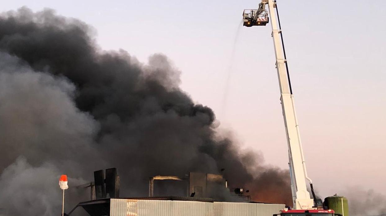 Las imágenes del incendio en San Pedro del Arroyo