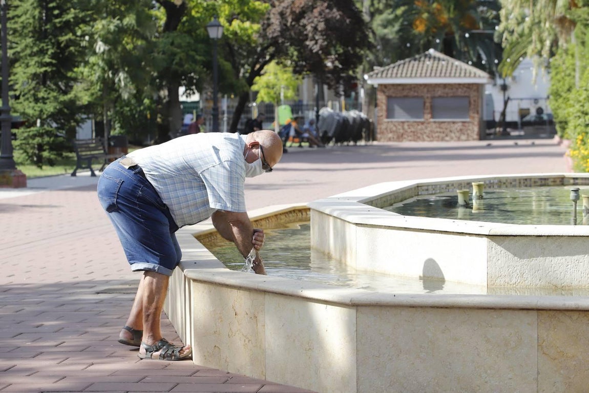 La ola de calor de Montoro, en imágenes