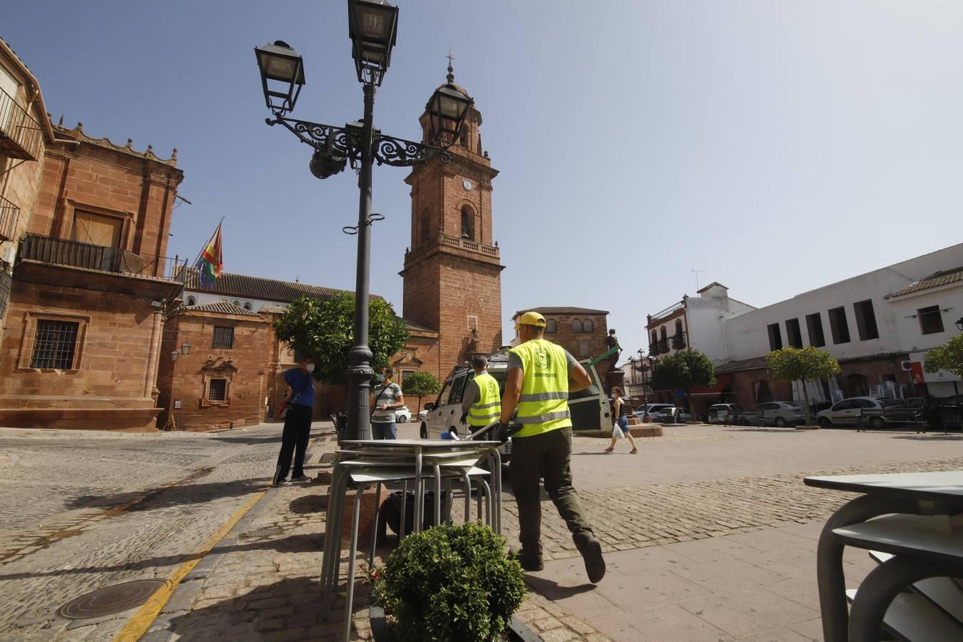 La ola de calor de Montoro, en imágenes