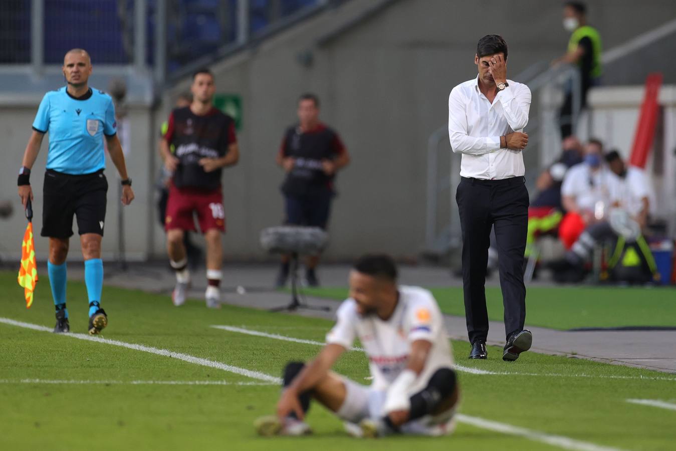 Las mejores imágenes del Sevilla FC - AS Roma de octavos de final