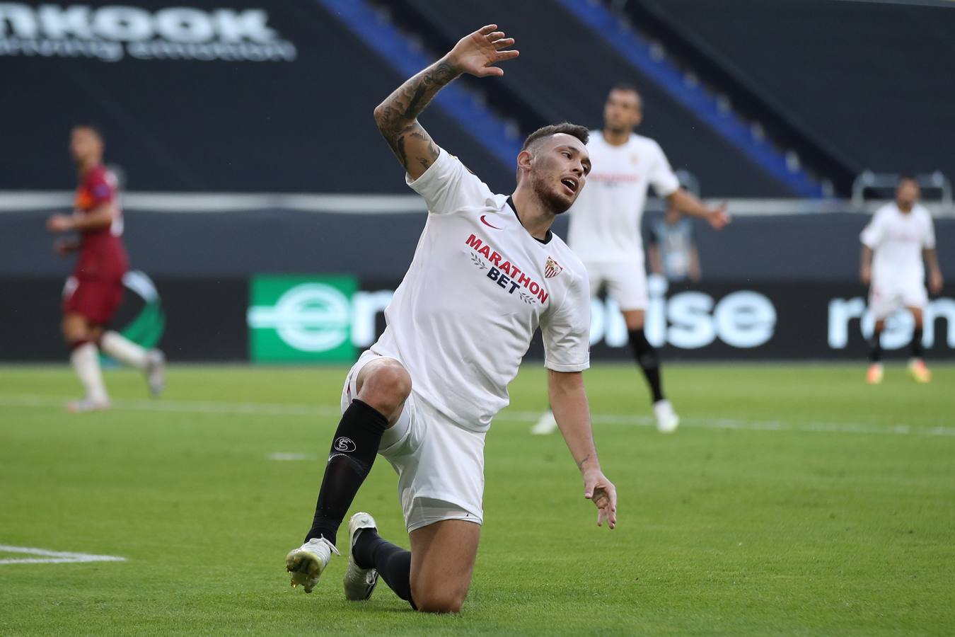 Las mejores imágenes del Sevilla FC - AS Roma de octavos de final