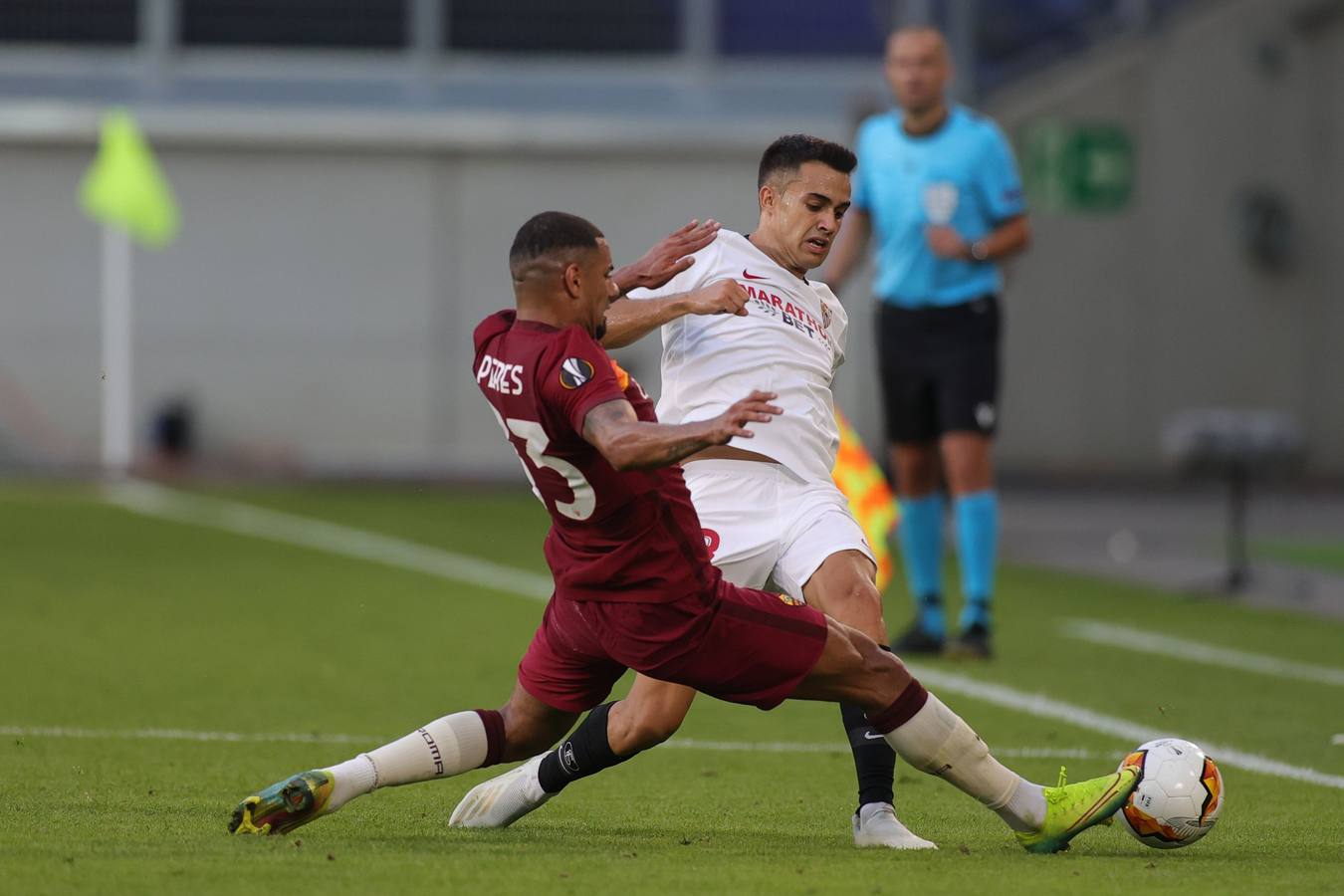 Las mejores imágenes del Sevilla FC - AS Roma de octavos de final