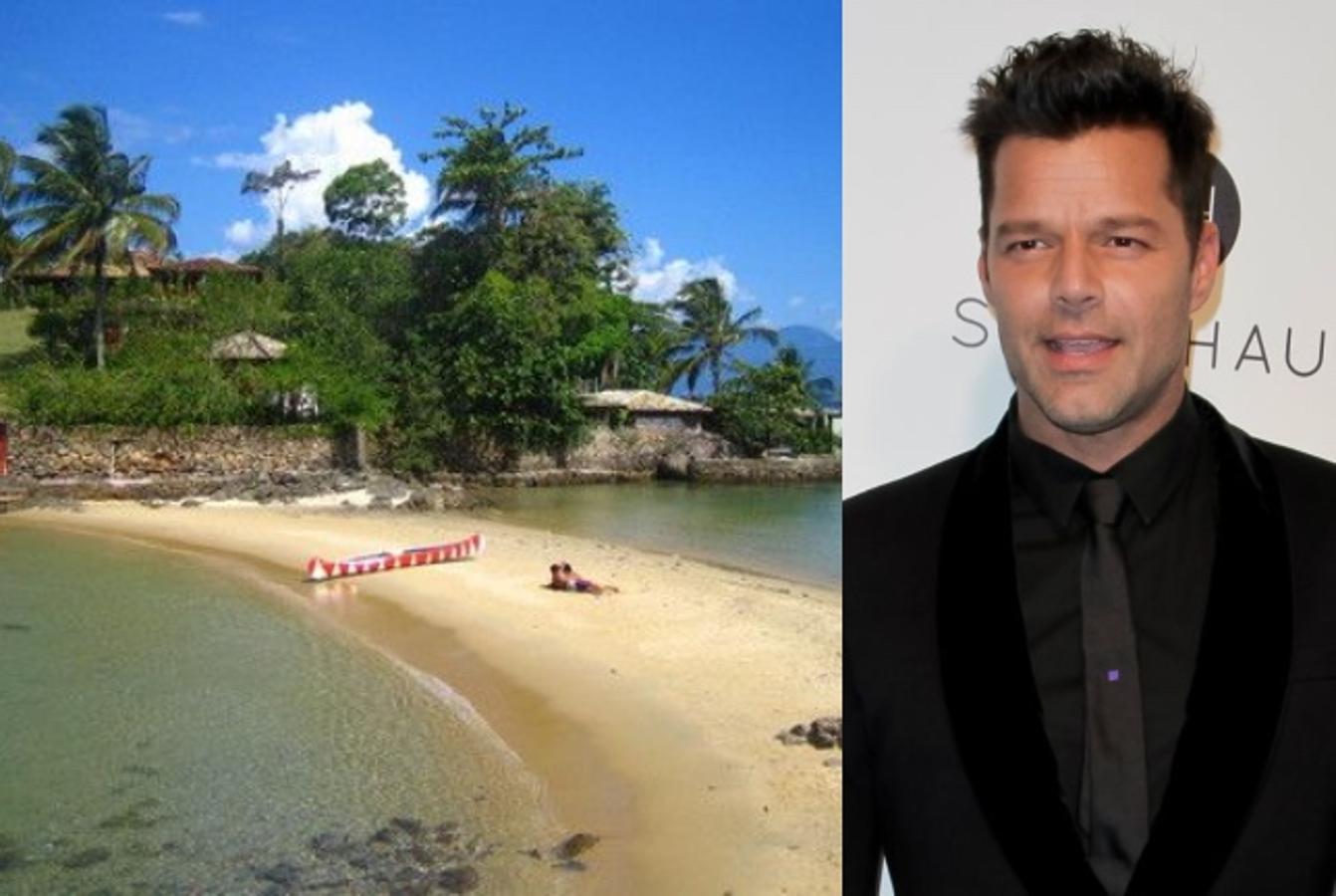 Ricky Martin. Saliéndose de Bahamas y demás islas más que demandadas por artistas y gente adinerada, Ricky Martin puso sus ojos en una isla brasileña, cerca de Río de Janeiro. La isla está valorada en más de siete millones de euros y cuenta con gran variedad de vegetación y playas donde cualquiera de nosotros quisiéramos desconectar.