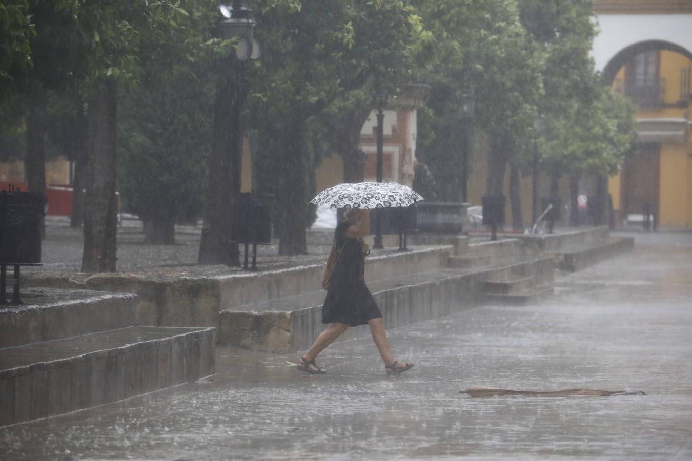 La tormenta del martes en Córdoba, en imágenes