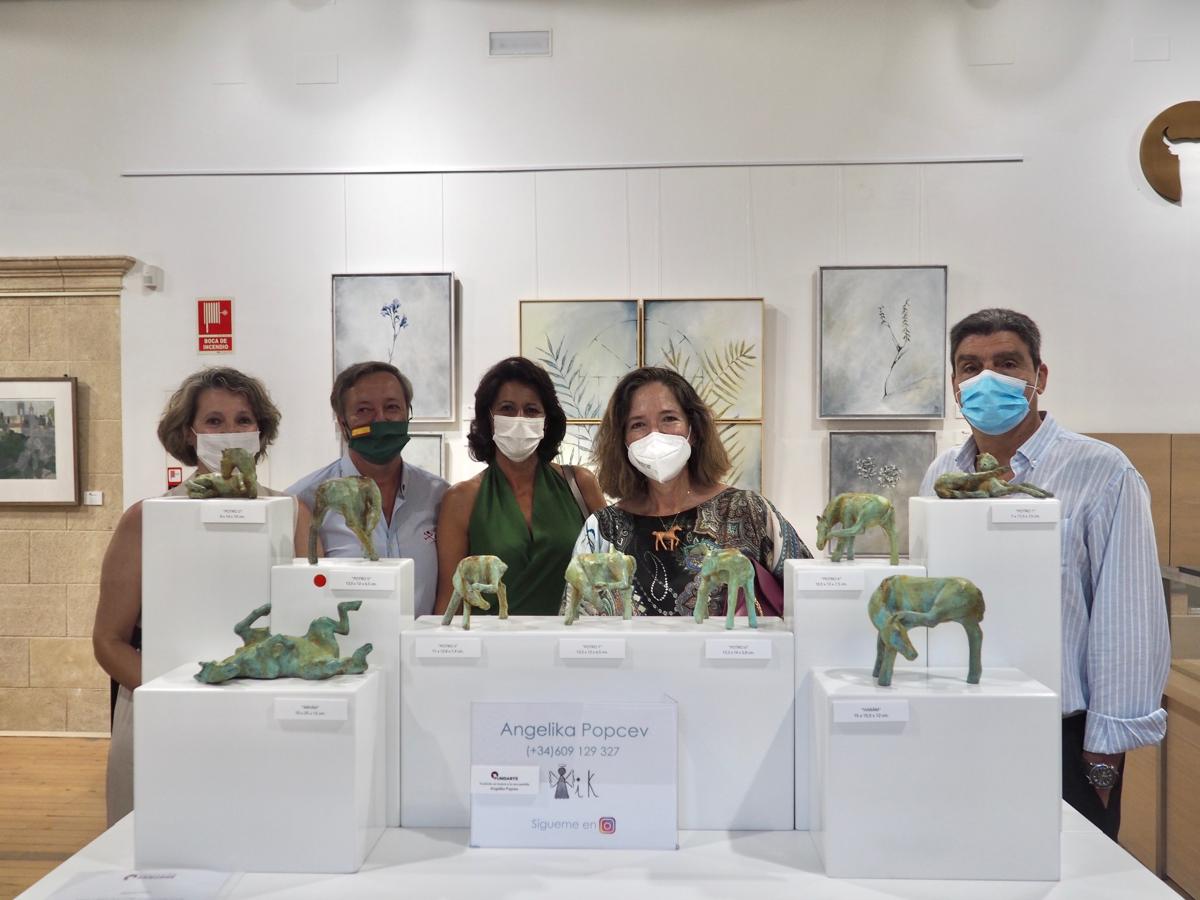 María Luisa Sánchez del Corral, Juan de Dios Sánchez del Corral, Beatriz Gómez de Aranda, Angelika Popcev y Javier Rubio Lozano. 