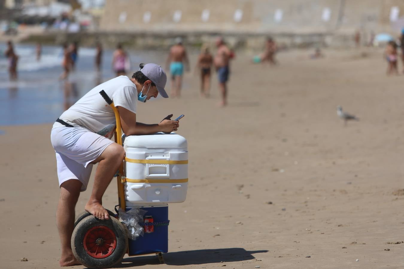 Fotos: La modélica imágen de las playas de Cádiz