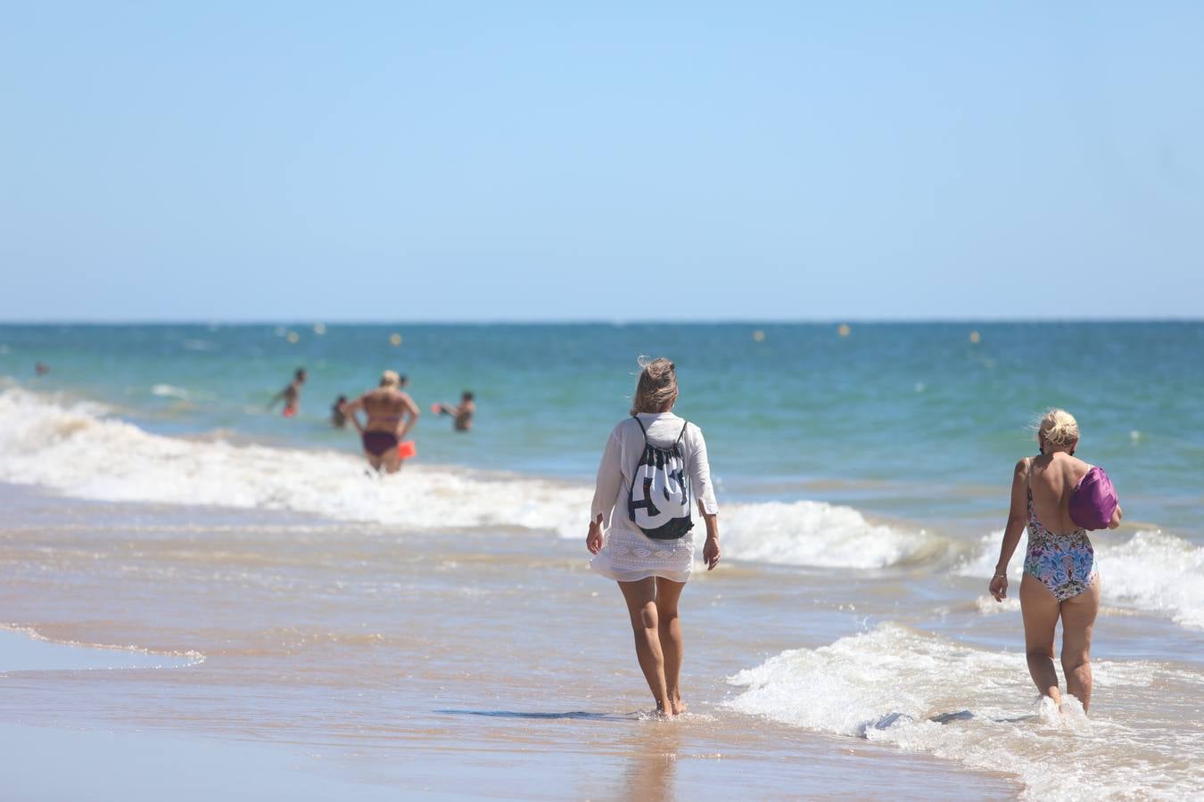 Fotos: La modélica imágen de las playas de Cádiz