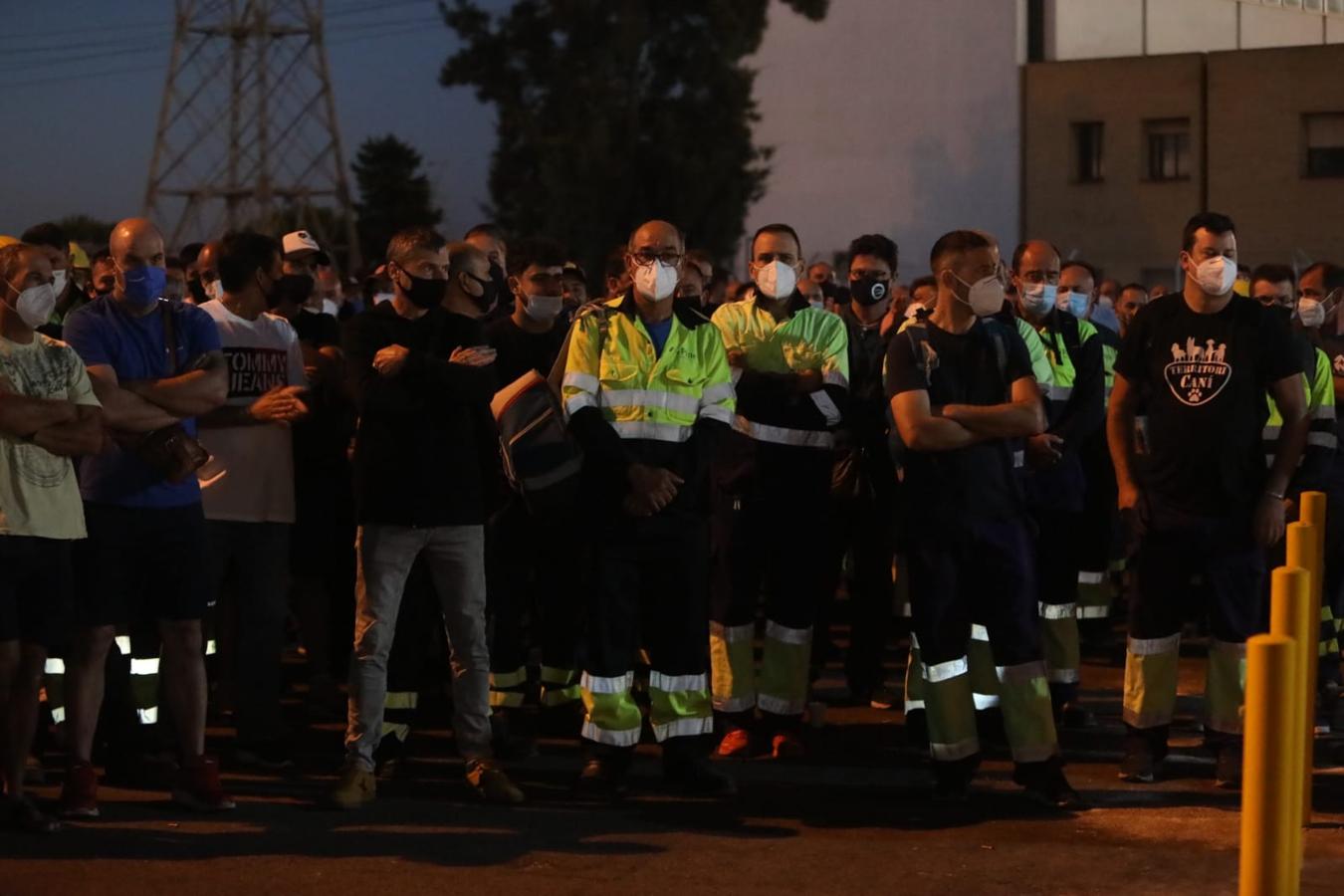 FOTOS: Indignación y preocupación entre los trabajadores del Metal