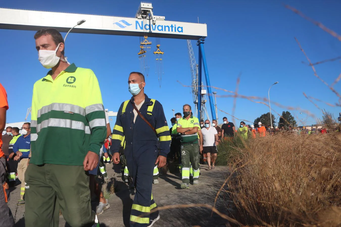Los trabajadores del Metal del Astillero de Puerto Real se arman de indignación por los despidos como «represalia»