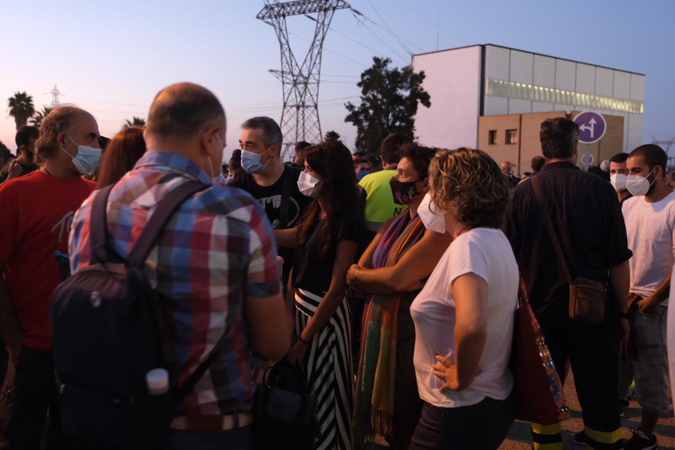 Fotos: Tercera jornada de paro y crispación en el Astillero de Puerto Real