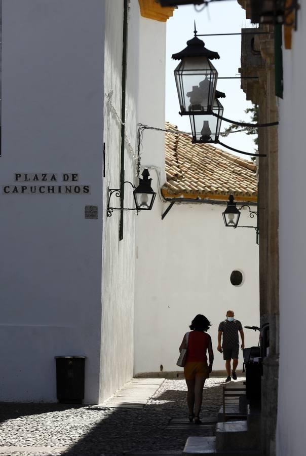 La plaza de Capuchinos en estado previo de remodelación, en imágenes: