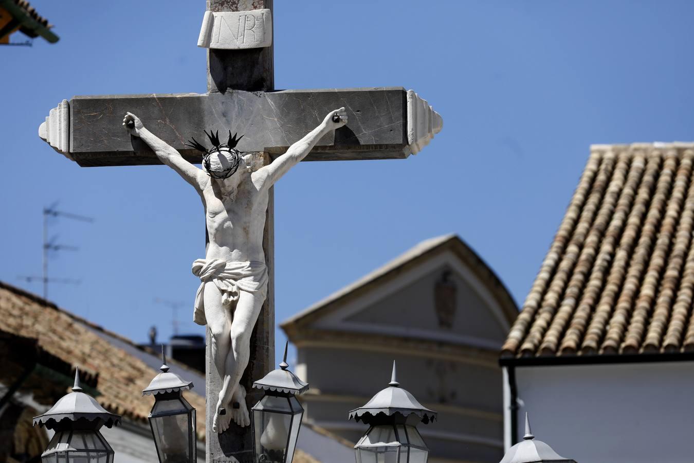 La plaza de Capuchinos en estado previo de remodelación, en imágenes: