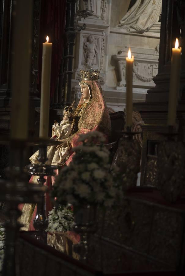 Imágenes del segundo «besamanos» de la Virgen de los Reyes