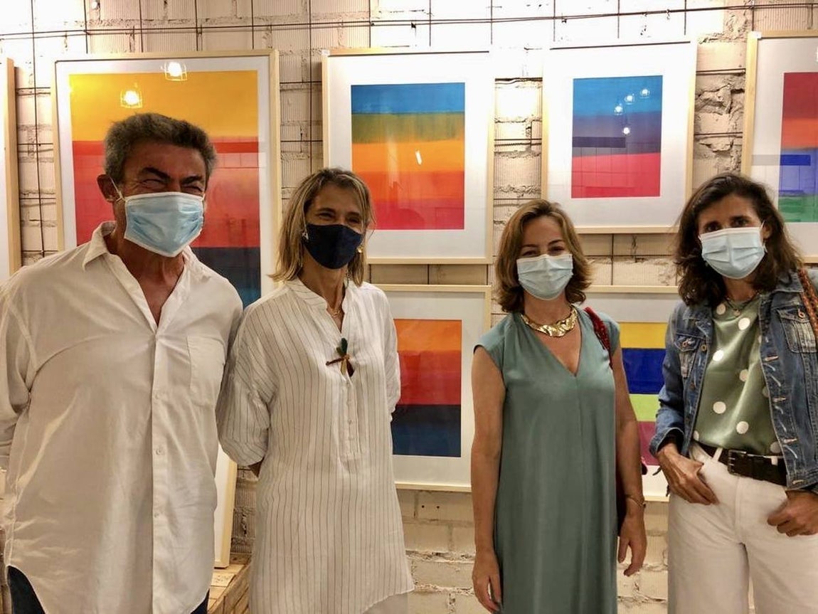 Luis del Castillo, Zenaida Pablo-Romero, Leonor Barrero y Sofía Witter. 