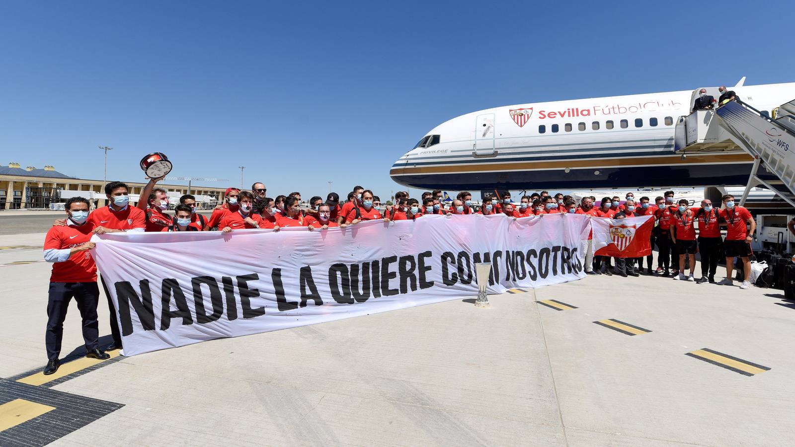 La Liga Europa ya está en Sevilla, en imágenes