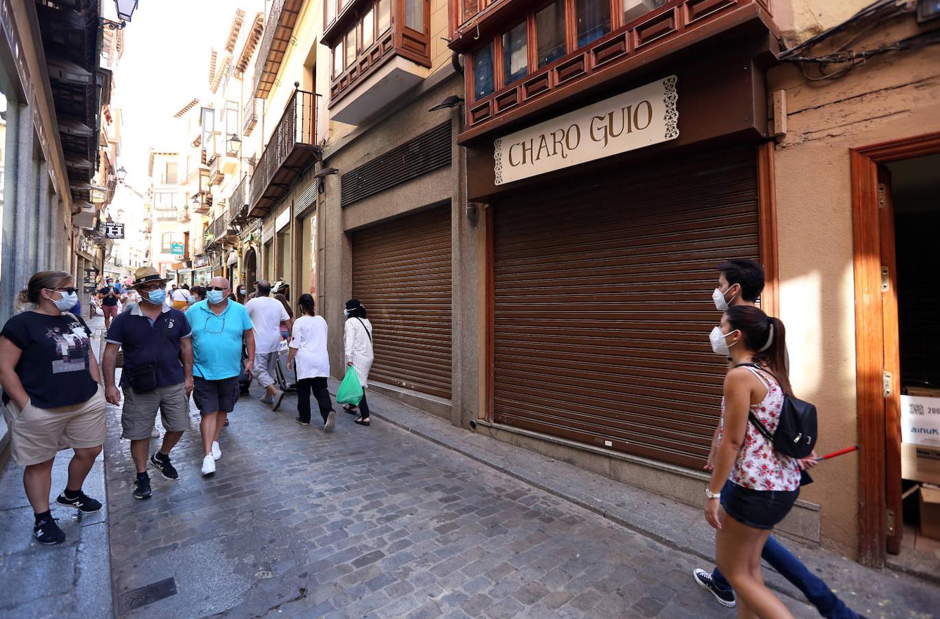 La calle Comercio en agosto de 2020, en imágenes