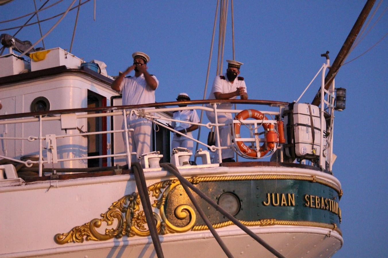 FOTOS: Elcano inicia su XCIII Crucero de Instrucción en homenaje a la primera vuelta al mundo