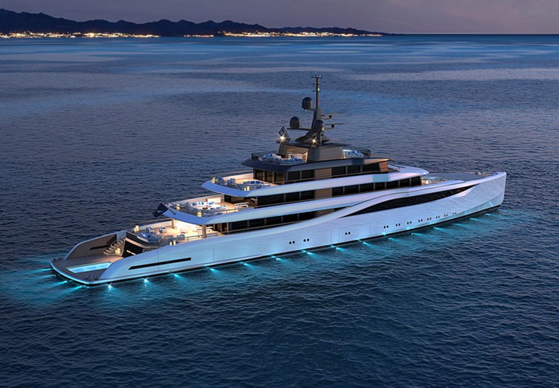 78 metros de eslora. Su vanguardista diseño no es casualidad, pues desde el primer momento en el que se planteó el proyecto se ha buscado reflejar el lujo en su máximo exponente, que puede verse en cada detalle tanto del interior como en sus 78 metros de eslora.