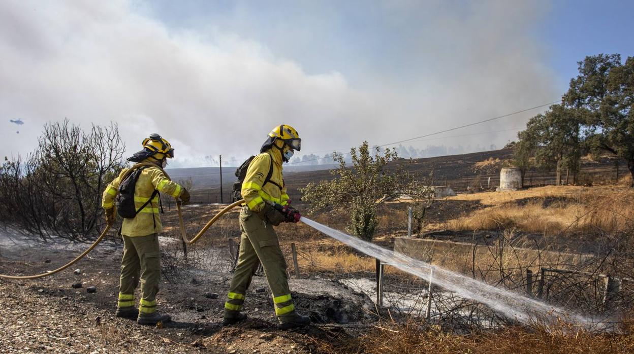 El incendio de Huelva continúa avanzando sin control, en imágenes