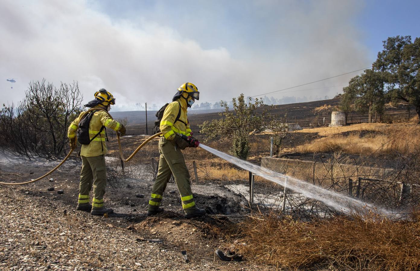 Estabilizado el incendio de Huelva, que ha quemado unas 12.000 hectáreas