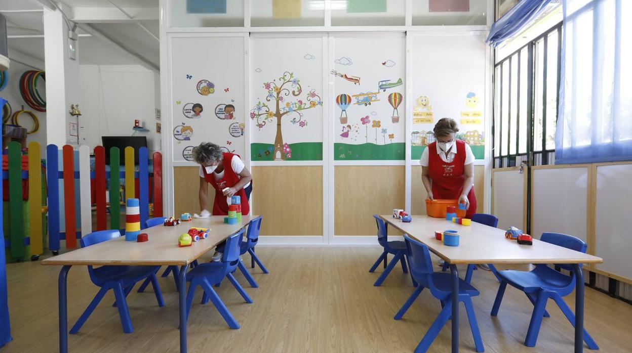 Los preparativos de las guarderías en Córdoba para el inicio del curso, en imágenes