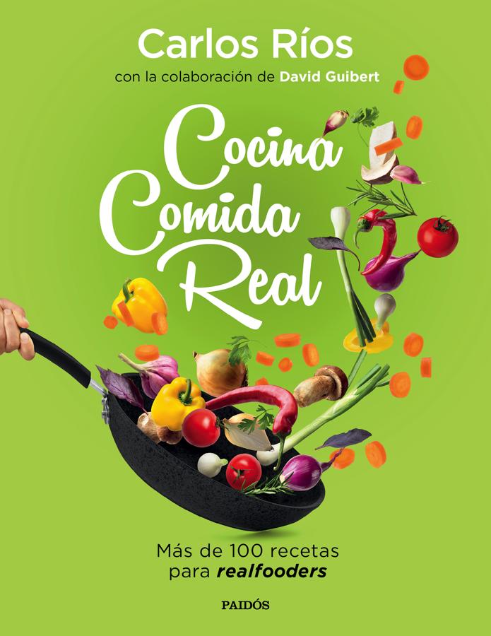 «Cocina comida real», de Carlos Ríos. El dietista-nutricionista Carlos Ríos, creador del movimiento «Realfooding», publica con la colaboración del especialista en cocina «planted based» el libro «Cocina comida real» en el que aporta 100 recetas inéditas y técnicas culinarias para seguir una dieta sana. Su anterior libro <a href="https://www.abc.es/bienestar/alimentacion/abci-como-adelgazar-realfood-reto-carlos-rios-para-perder-peso-forma-saludable-202001110307_noticia.html">«Come comida real»</a> fue un best-seller.