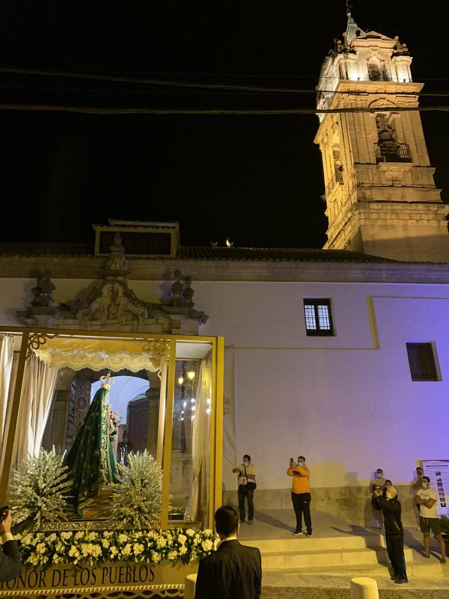 La «Bajá» de la Virgen de la Sierra de Cabra, en imágenes