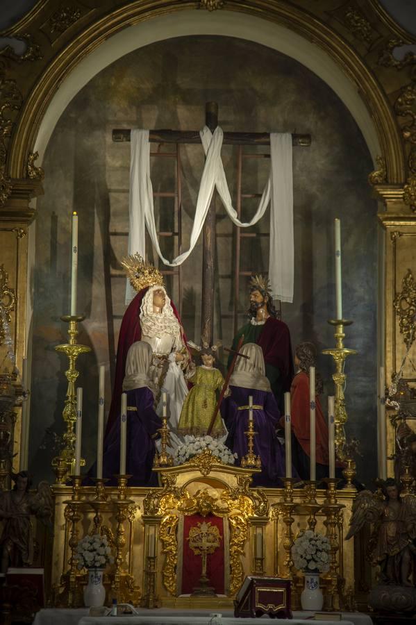 La capilla de la Quinta Angustia sin el Señor del Descendimiento