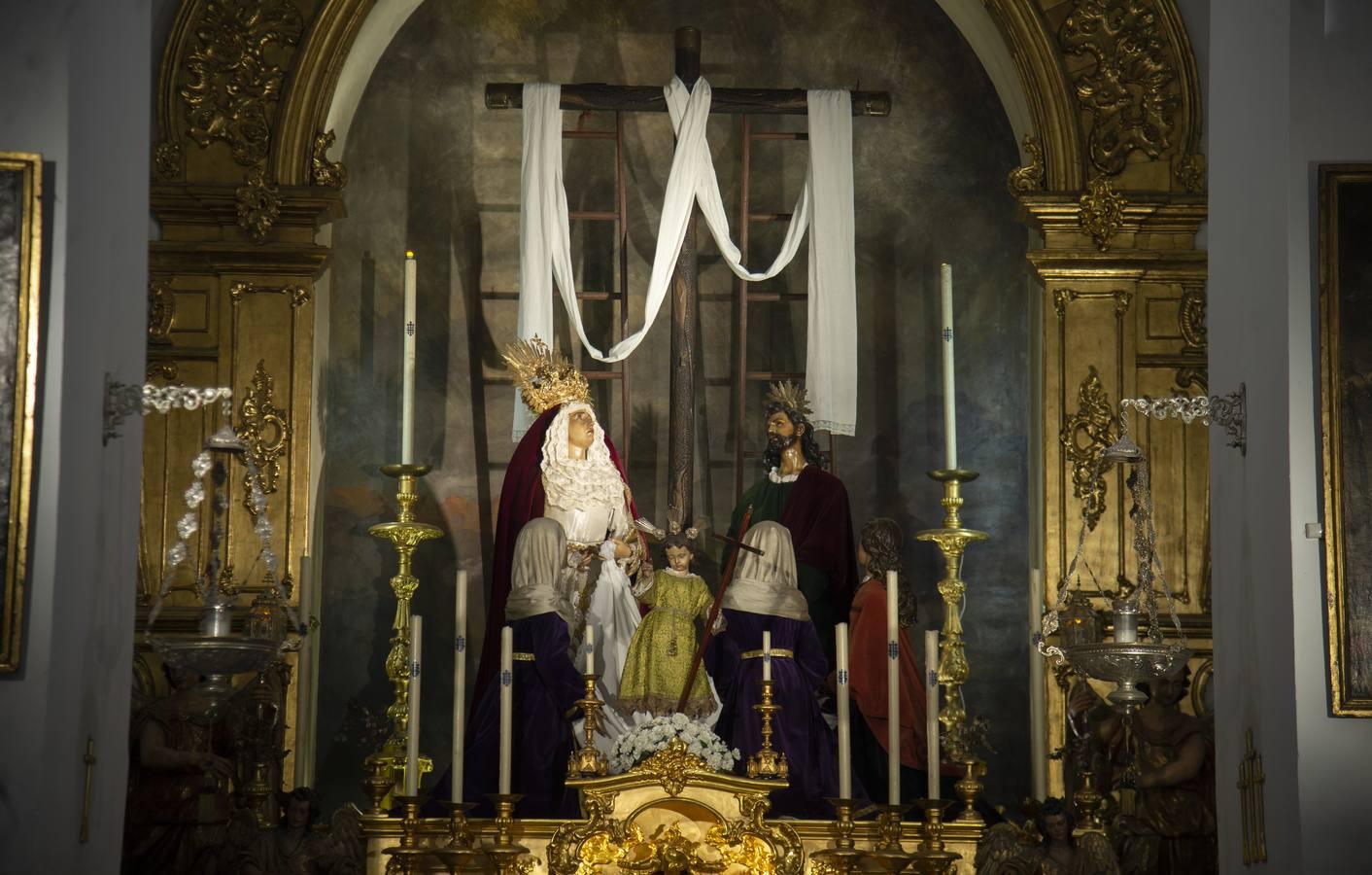 La capilla de la Quinta Angustia sin el Señor del Descendimiento