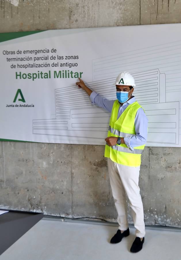 Moreno visita las obras de rehabilitación del antiguo Hospital Militar Vigil de Quiñones