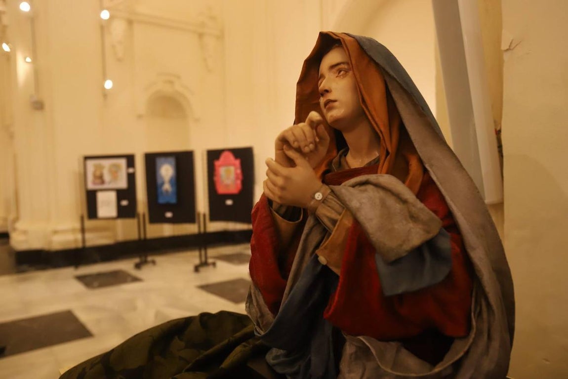 La exposición «Subasta de Bondad», a favor de Cáritas, en imágenes