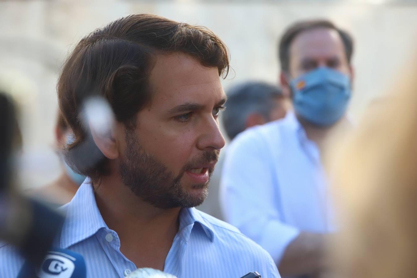 La protesta de los alcaldes del PP de Córdoba, en imágenes