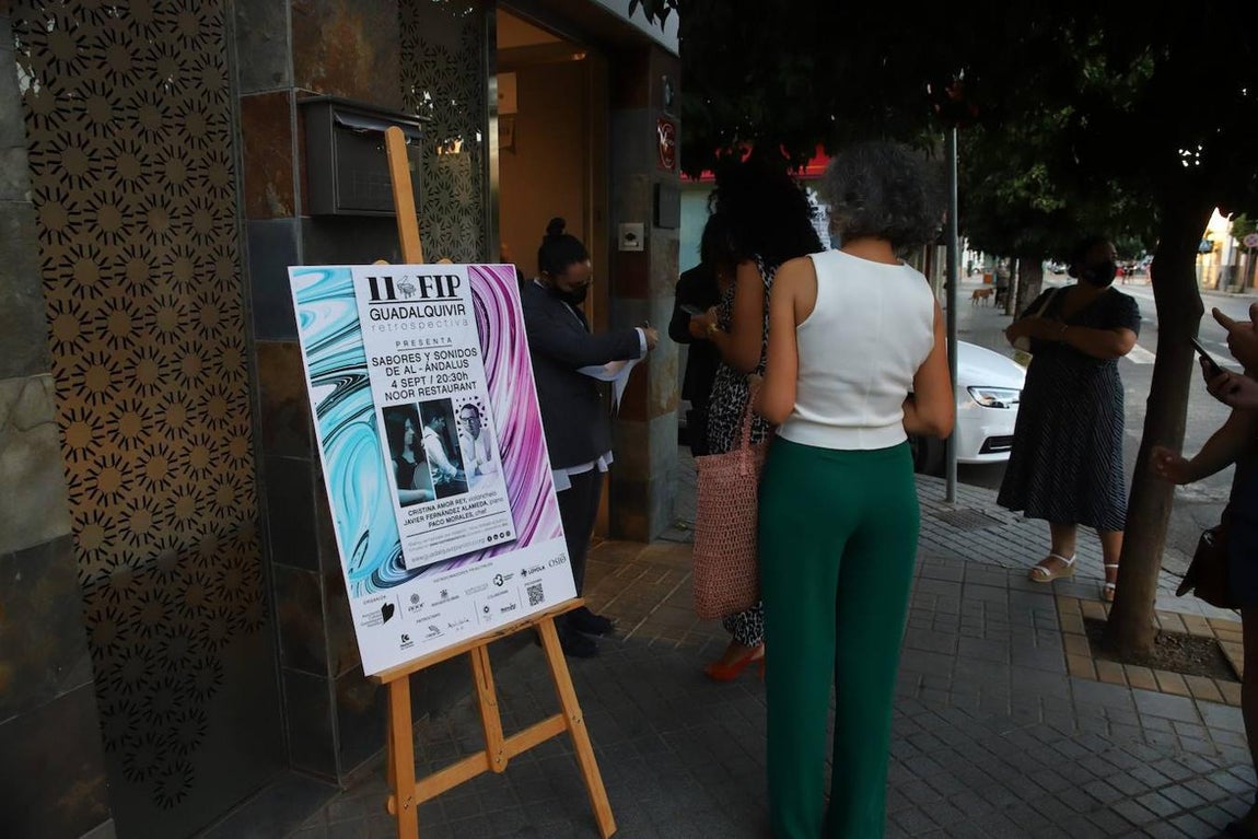 El concierto del Festival Guadalquivir en el restaurante Noor de Córdoba, en imágenes