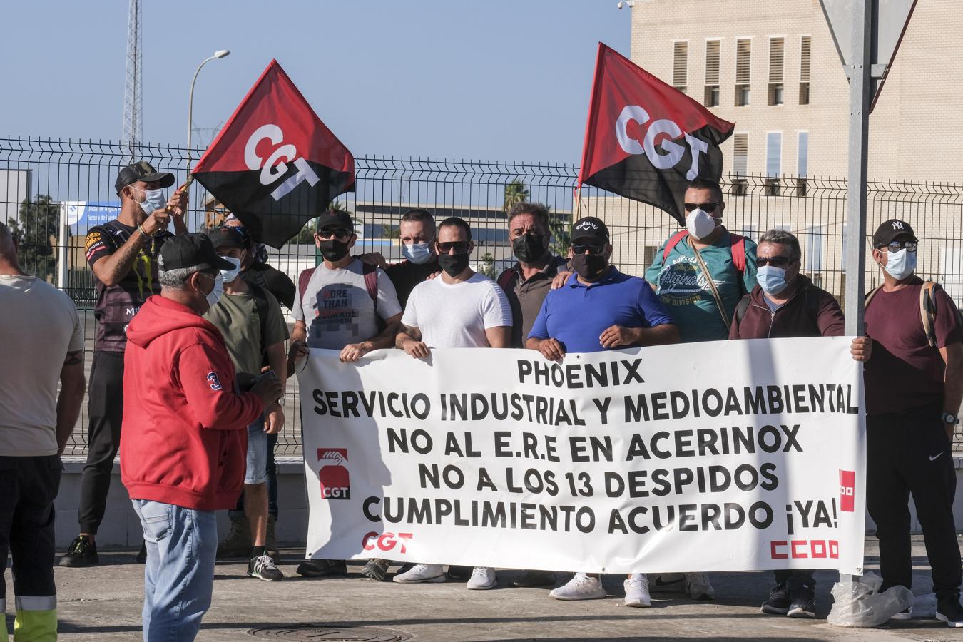 FOTOS: Pinchazo de la huelga del metal en la Bahía de Cádiz