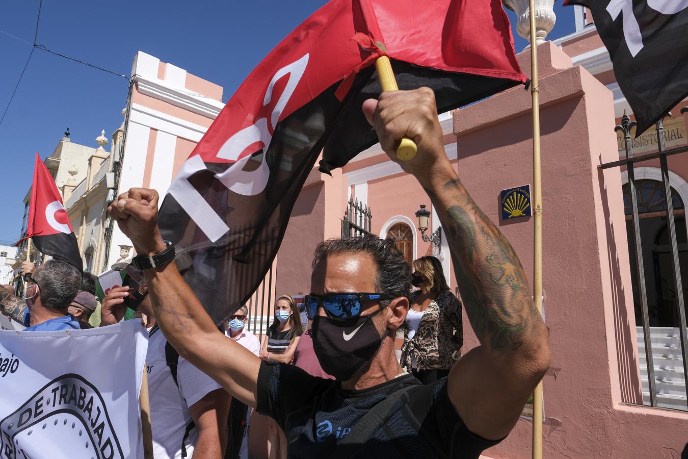 FOTOS: Pinchazo de la huelga del metal en la Bahía de Cádiz