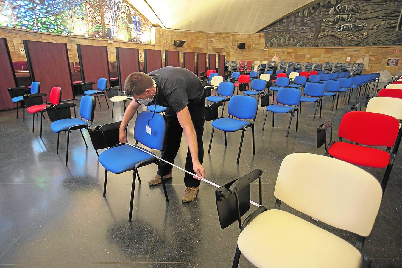 Los preparativos de la vuelta al campus universitario, en imágenes