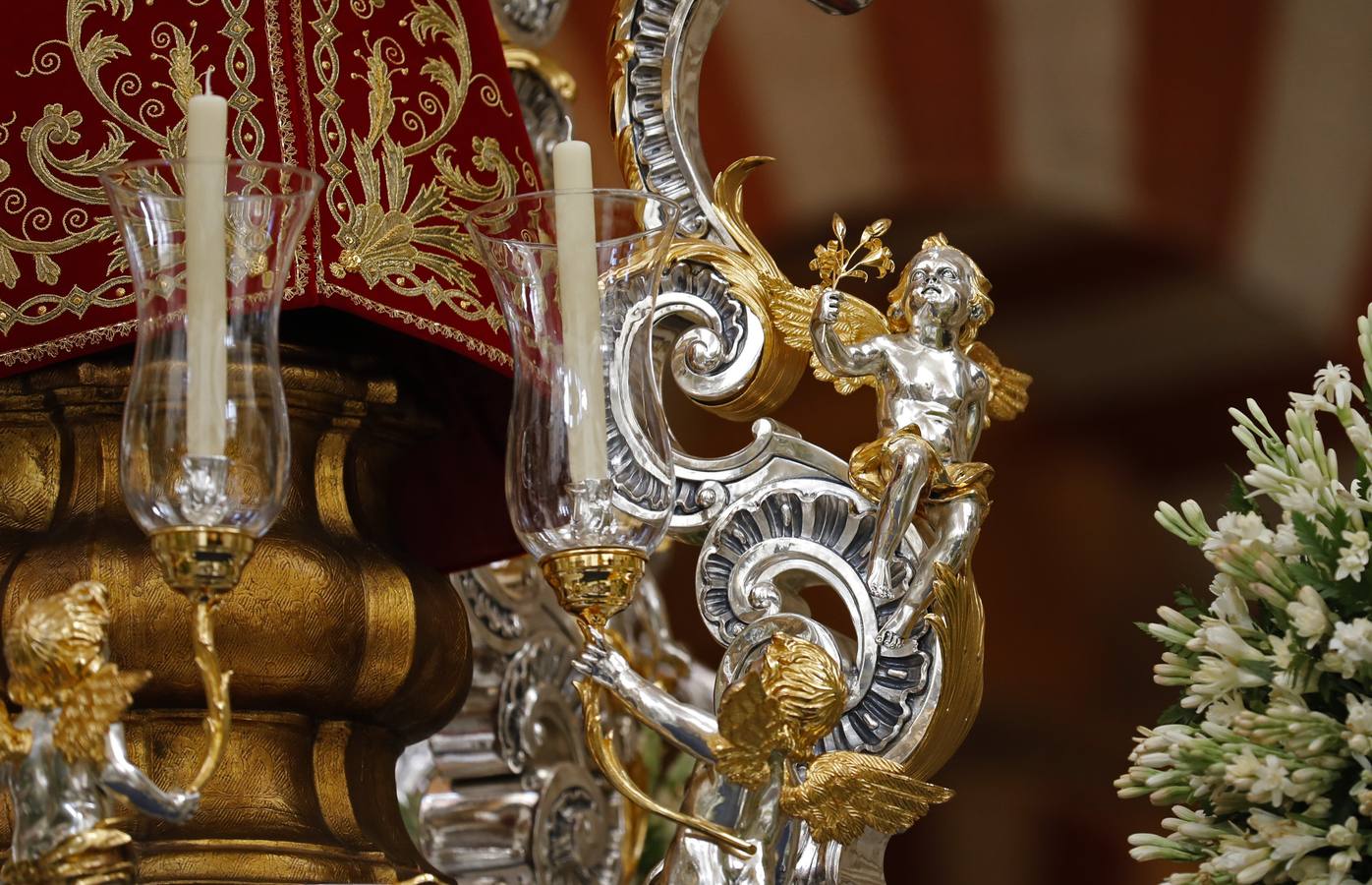 El nuevo de paso de la Virgen de la Fuensanta de Córdoba, en imágenes