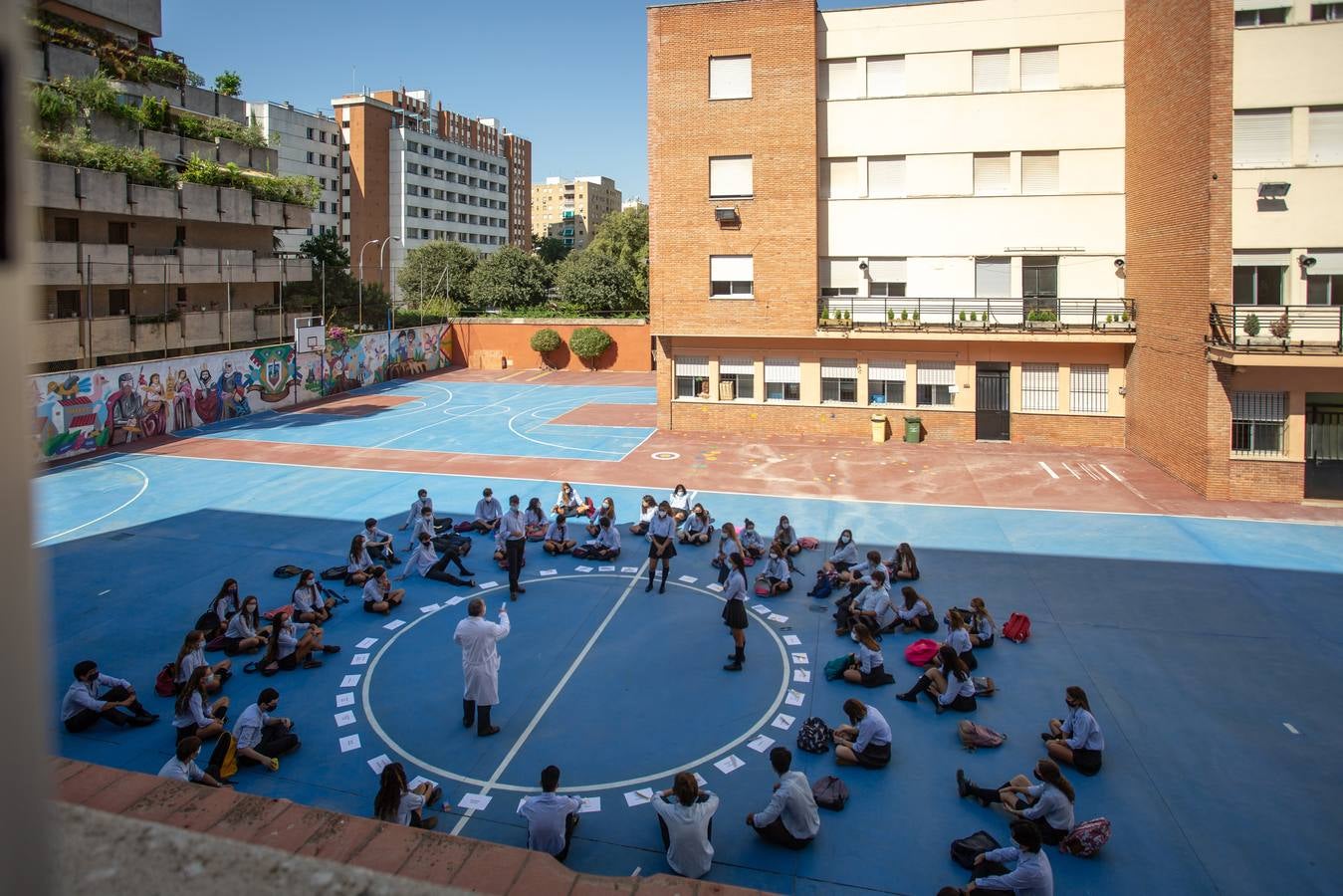 Vuelta a las clases en la educación privada de Sevilla