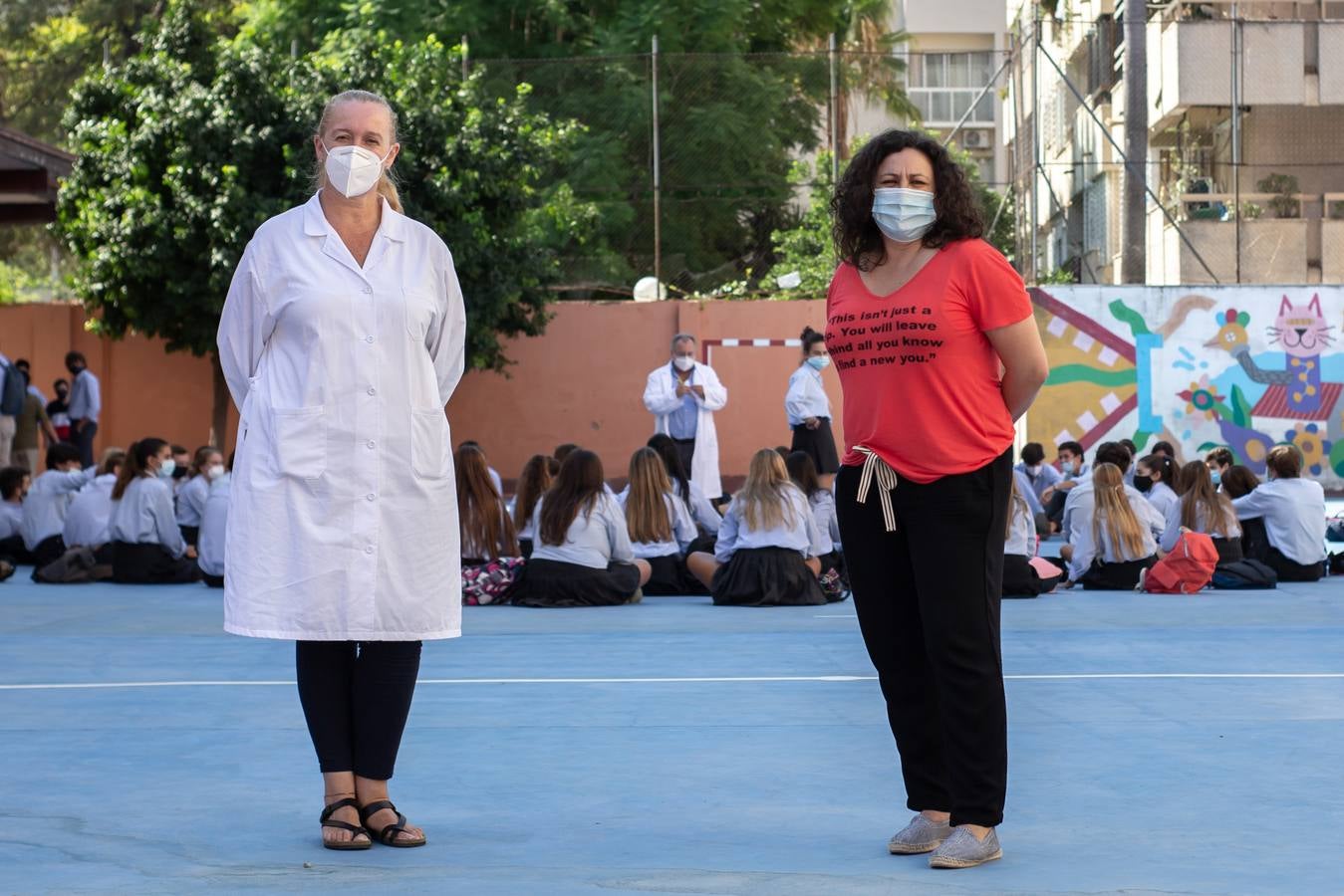 Vuelta a las clases en la educación privada de Sevilla