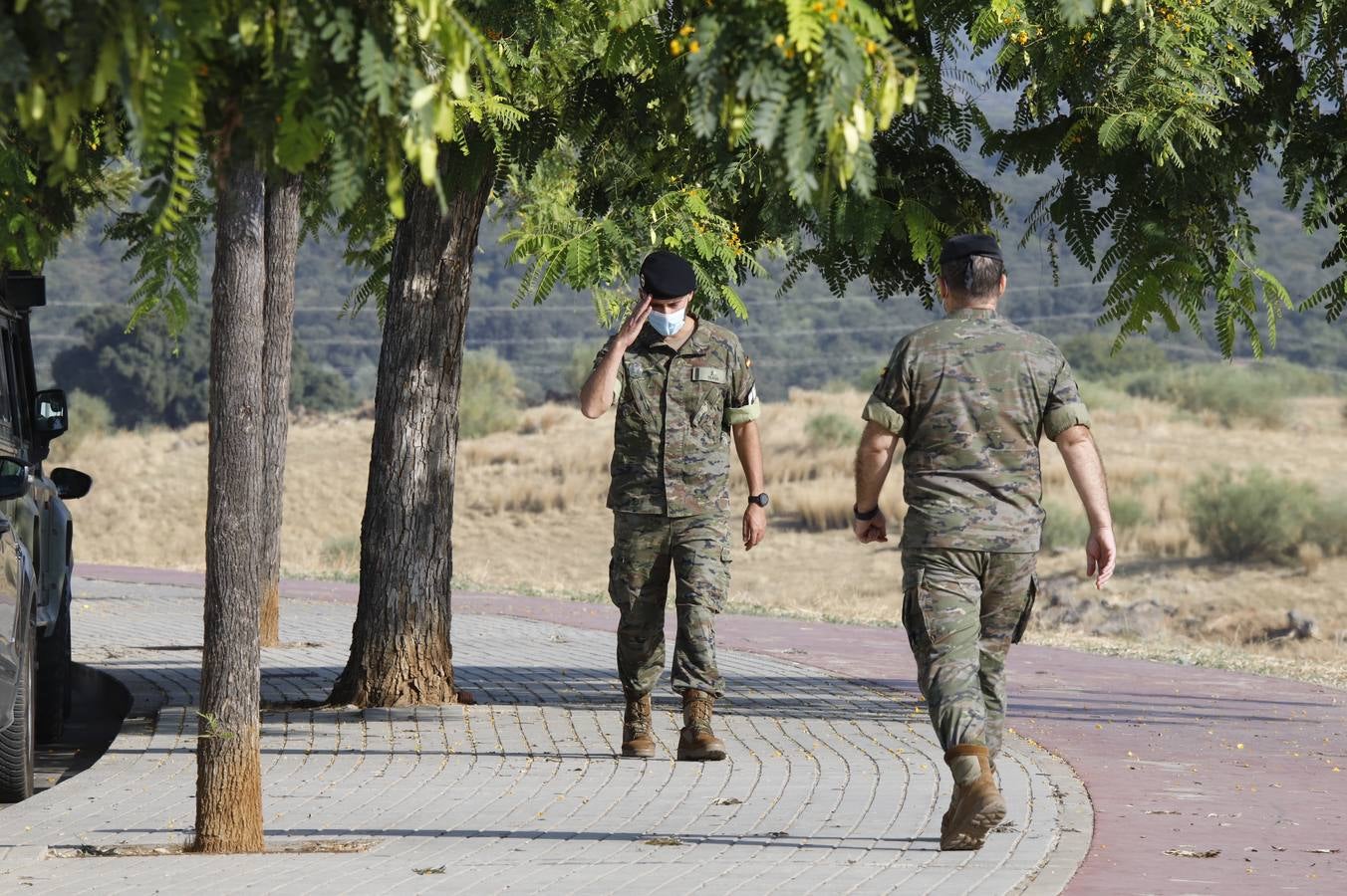 La búsqueda de José Morilla en Mirabueno por el Ejército, en imágenes