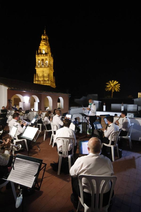 Los conciertos de bandas de Córdoba en azoteas por la Virgen de la Fuensanta, en imágenes