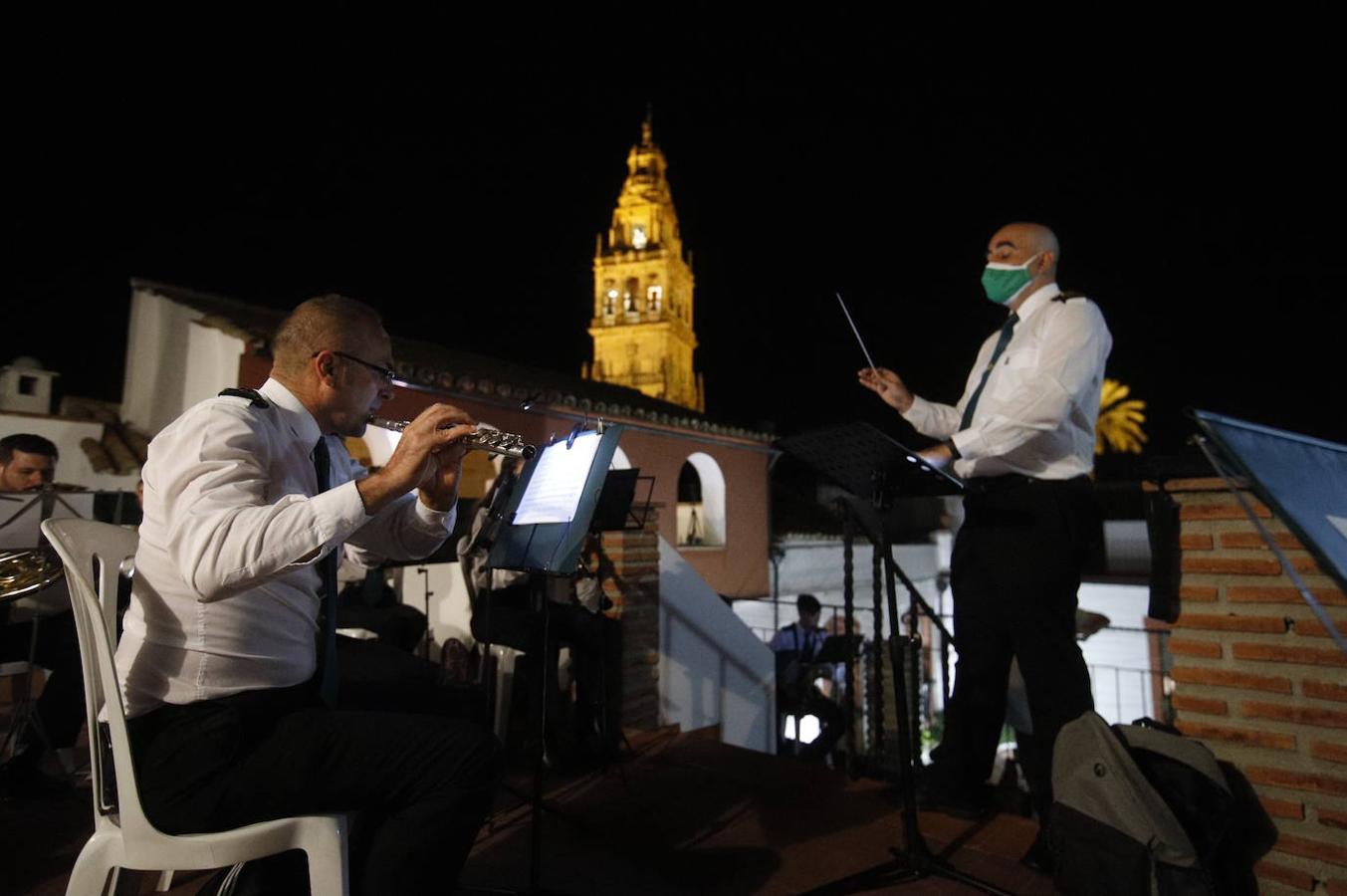 Los conciertos de bandas de Córdoba en azoteas por la Virgen de la Fuensanta, en imágenes