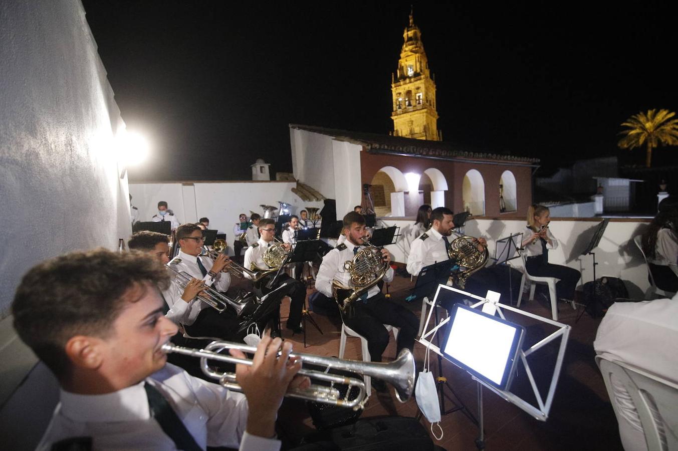 Los conciertos de bandas de Córdoba en azoteas por la Virgen de la Fuensanta, en imágenes