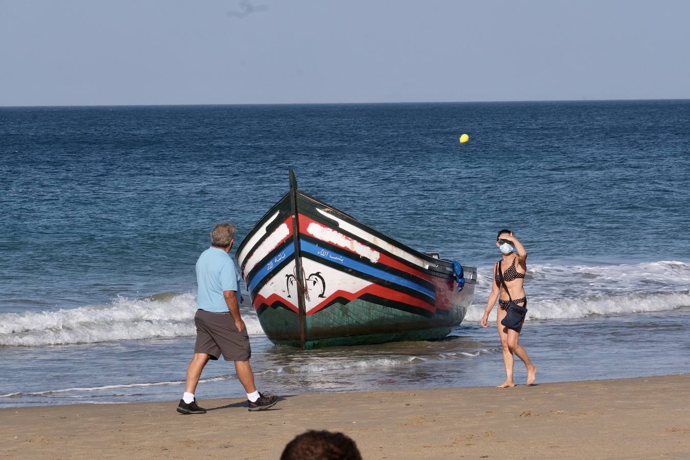 Llegan cuatro pateras a la costa de Cádiz