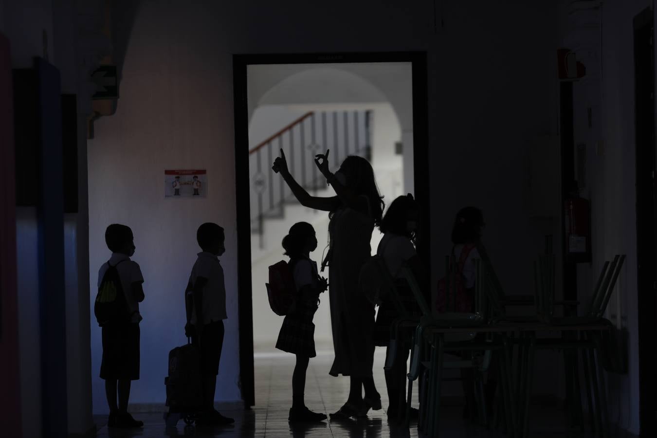 En imágenes, así ha sido la vuelta al colegio en Córdoba (I)