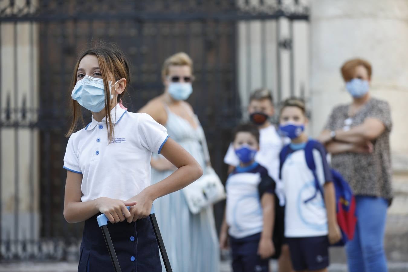 En imágenes, así ha sido la vuelta al colegio en Córdoba (I)