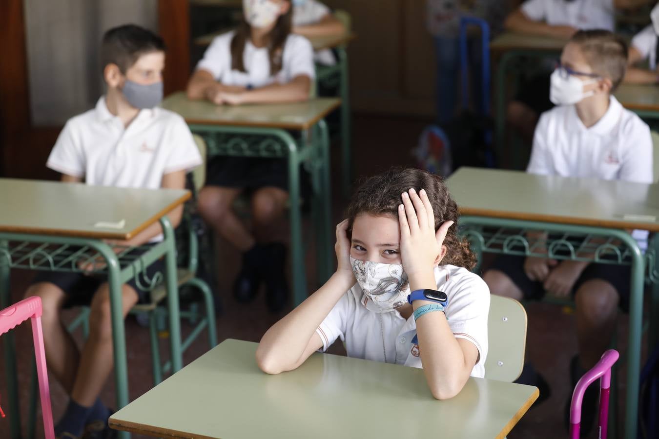 En imágenes, así ha sido la vuelta al colegio en Córdoba (II)