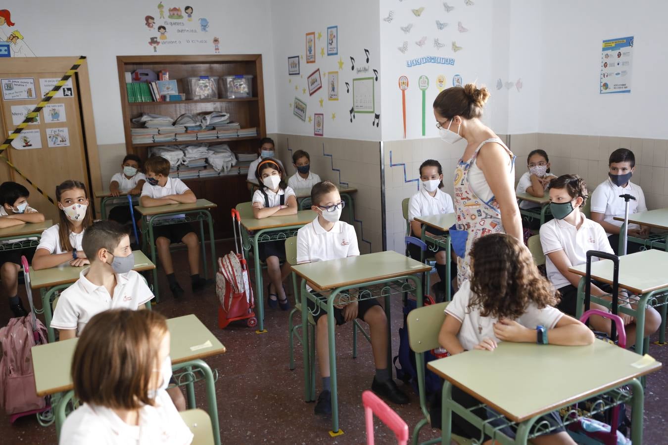 En imágenes, así ha sido la vuelta al colegio en Córdoba (II)