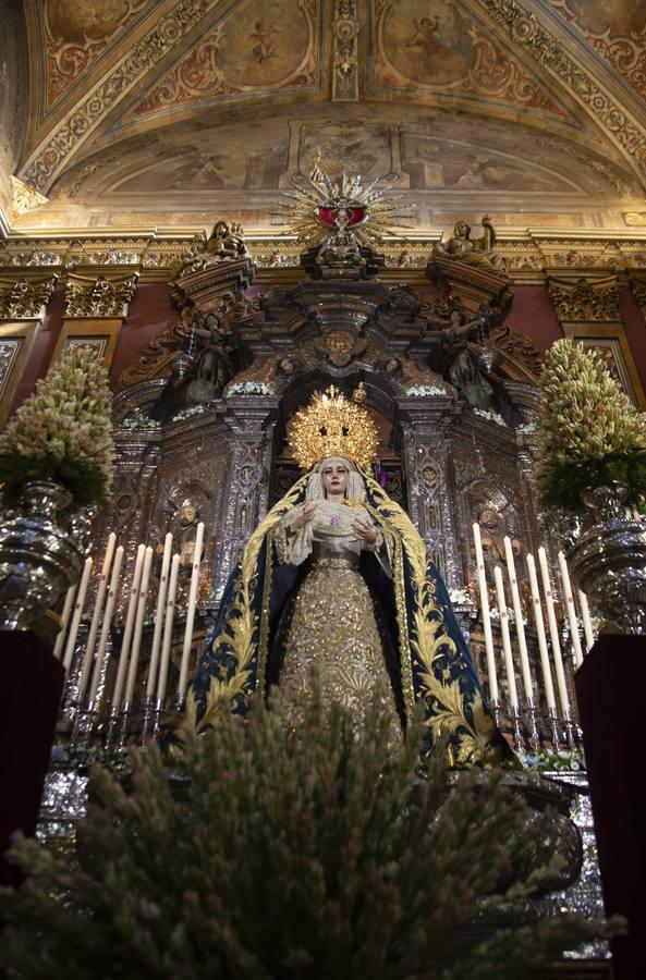 Las imágenes del «besamanos» de la Virgen de la Merced de Pasión